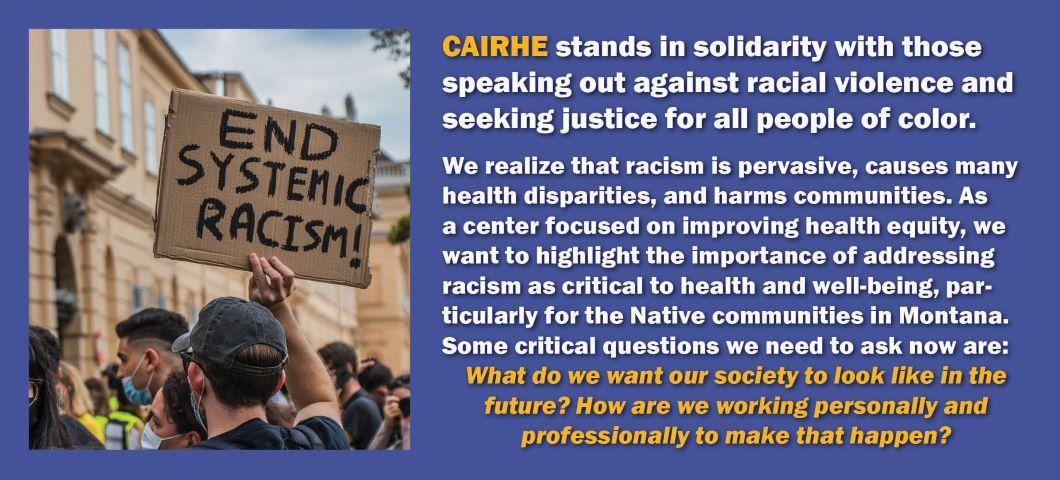 Anti-racism statement