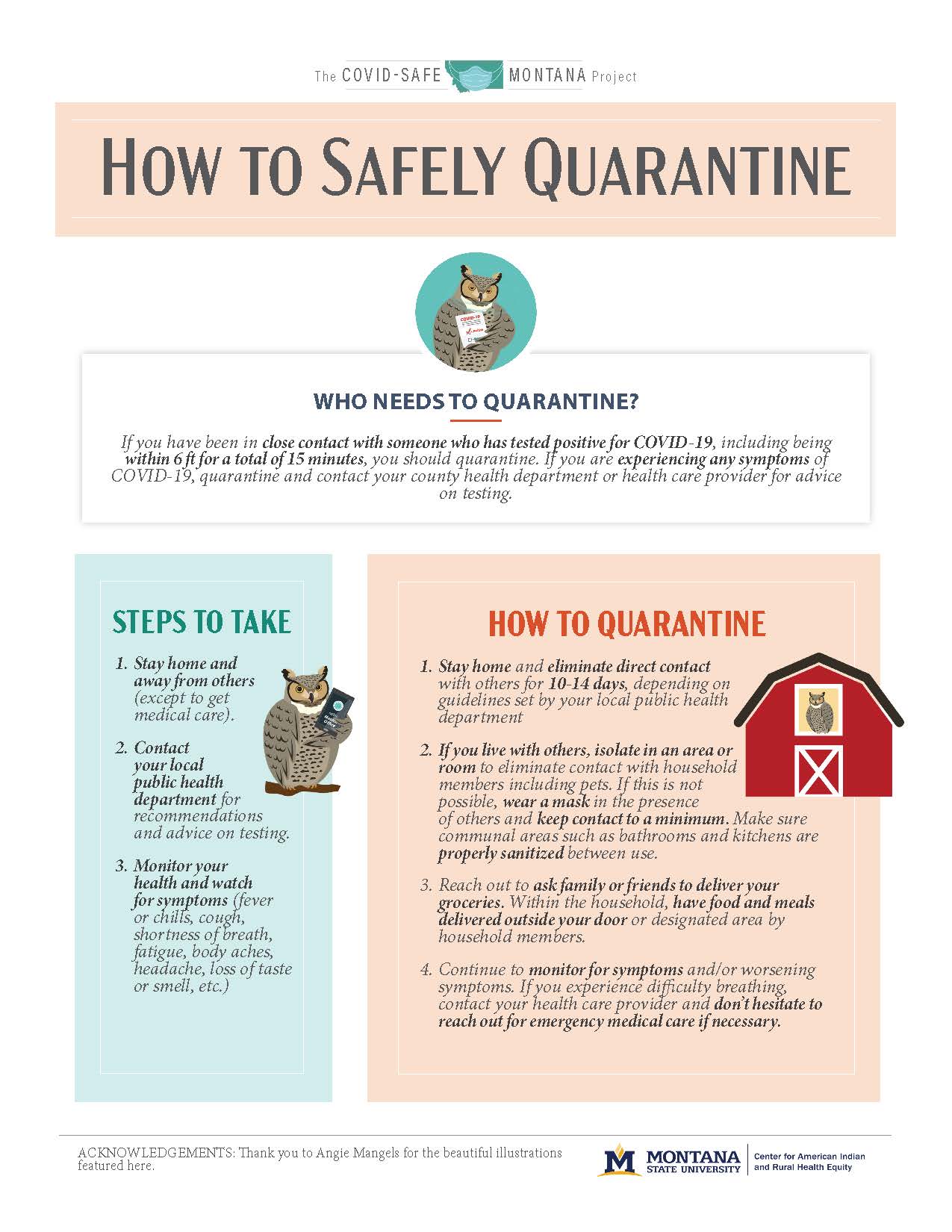 safely quarantine