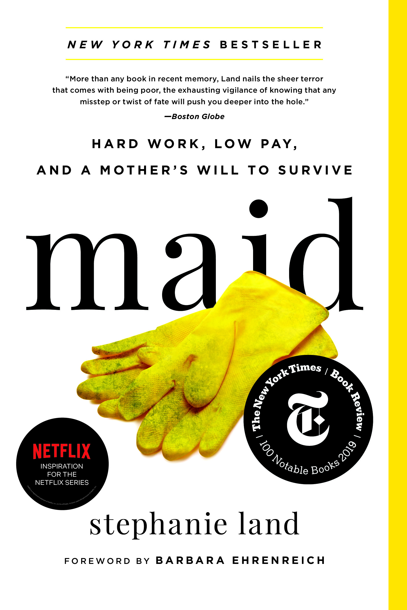 Cover of the book "Maid" by Stephanie Land.
