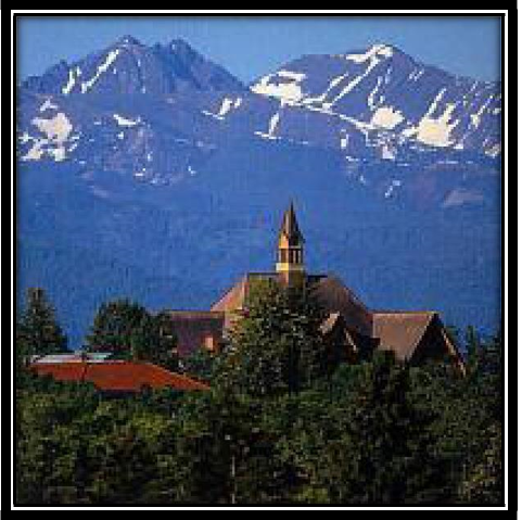 View of Mountains From Campus