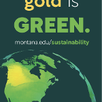 A digital graphic used to help promote MSU's Office of Sustainability.