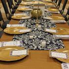 Image of long table decorations.