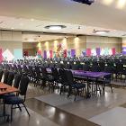 Images of long tables.