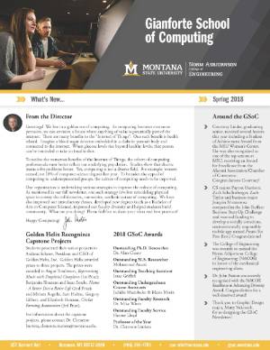 Spring 2018 Newsletter