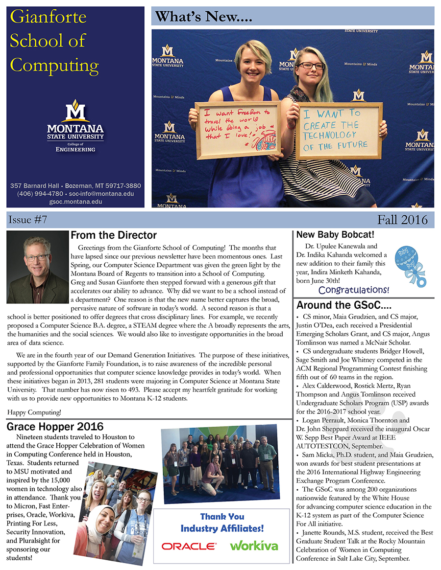 Fall 2016 Newsletter Thumb