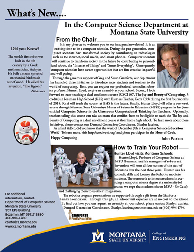 Fall 2013 Newsletter Thumb