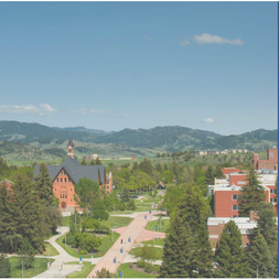 Aerial view of campus