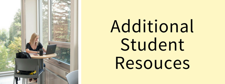 home page header for student resources