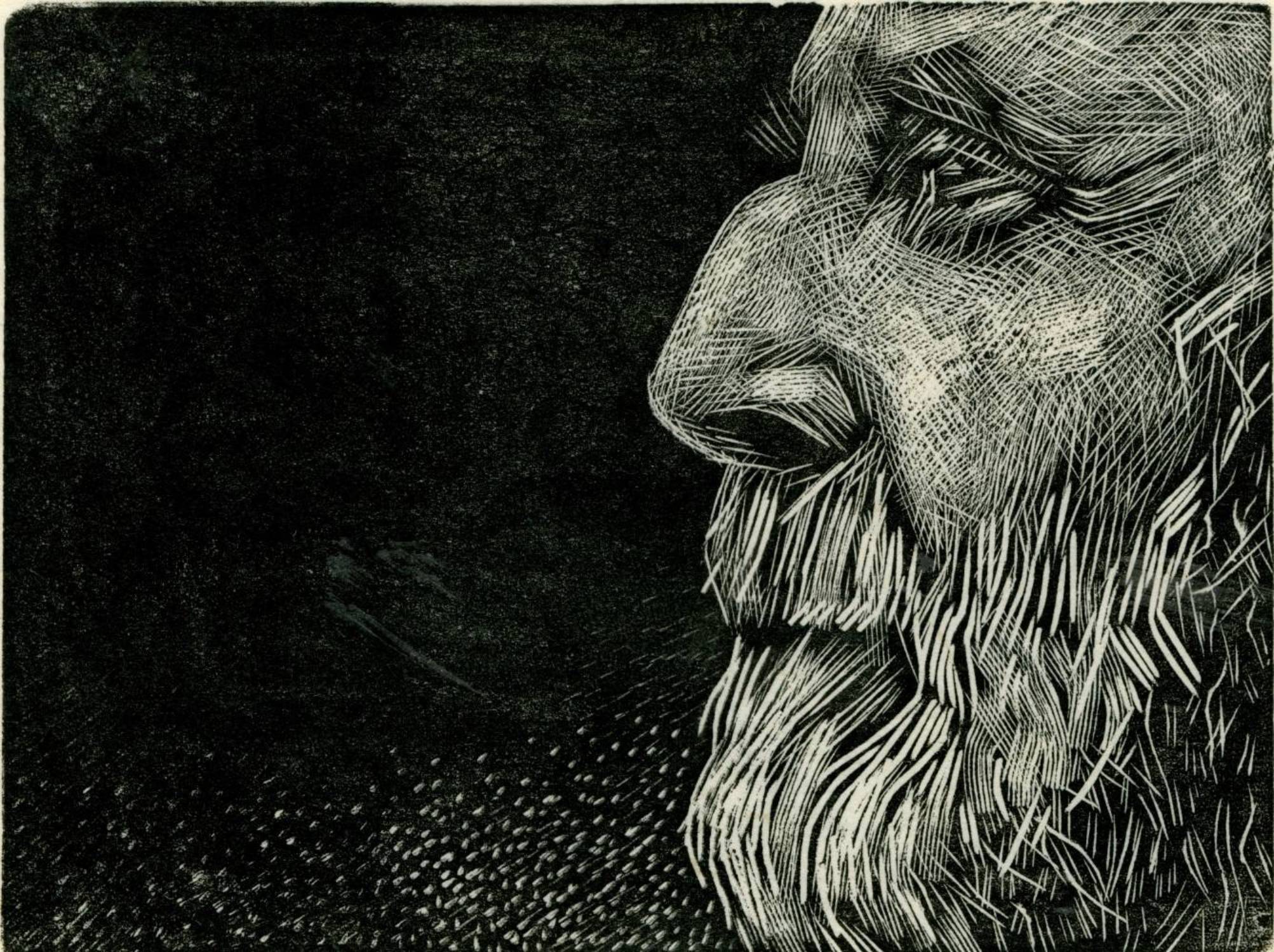 Ivan Doig Etching by James G Todd