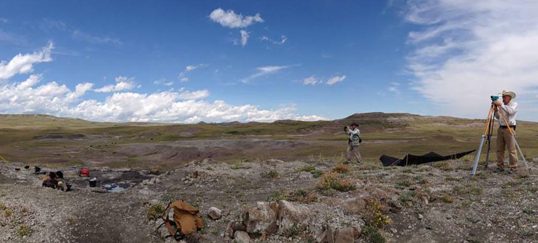 Paleontology field work 