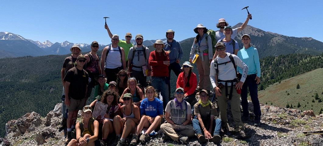 Summer 2019 Field Geology class in Tobacco Root Mountains