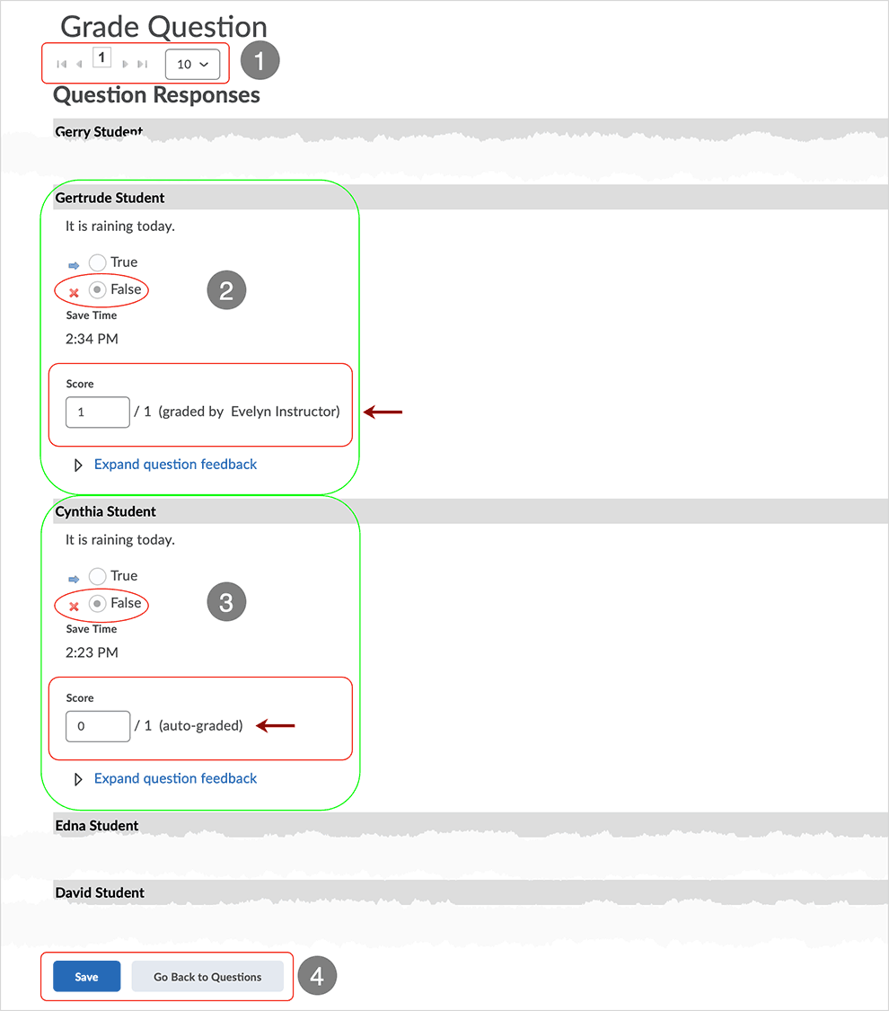 Brightspace screenshot - CD 20_20_04 - Questions tab page showing available options