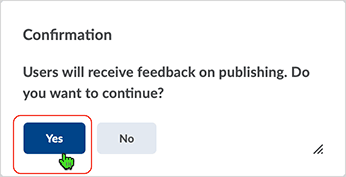 Brightspace screenshot - CD 20_20_04 - Manual Grade and Publish - showing available options