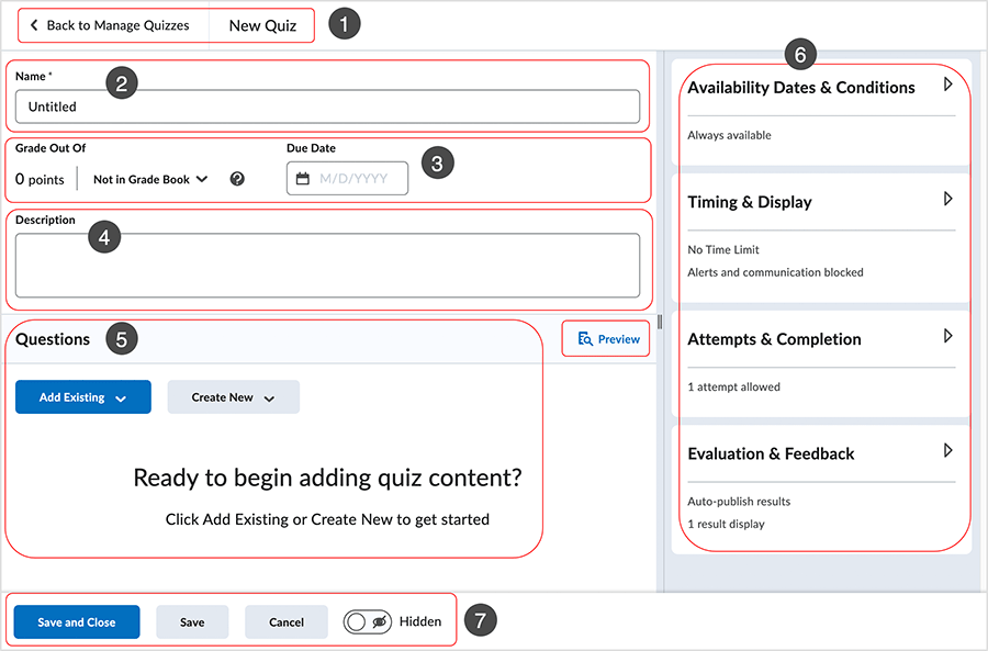 How to post a quiz with time restriction in D2L – OIT Knowledge Base