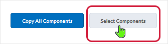 D2L 20.19.06 screenshot - selecting the select components button