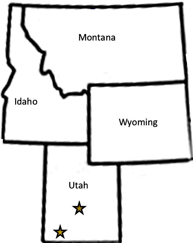 Utah Project Map Utah Map