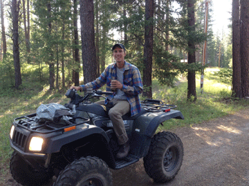 Justin Martin on ATV