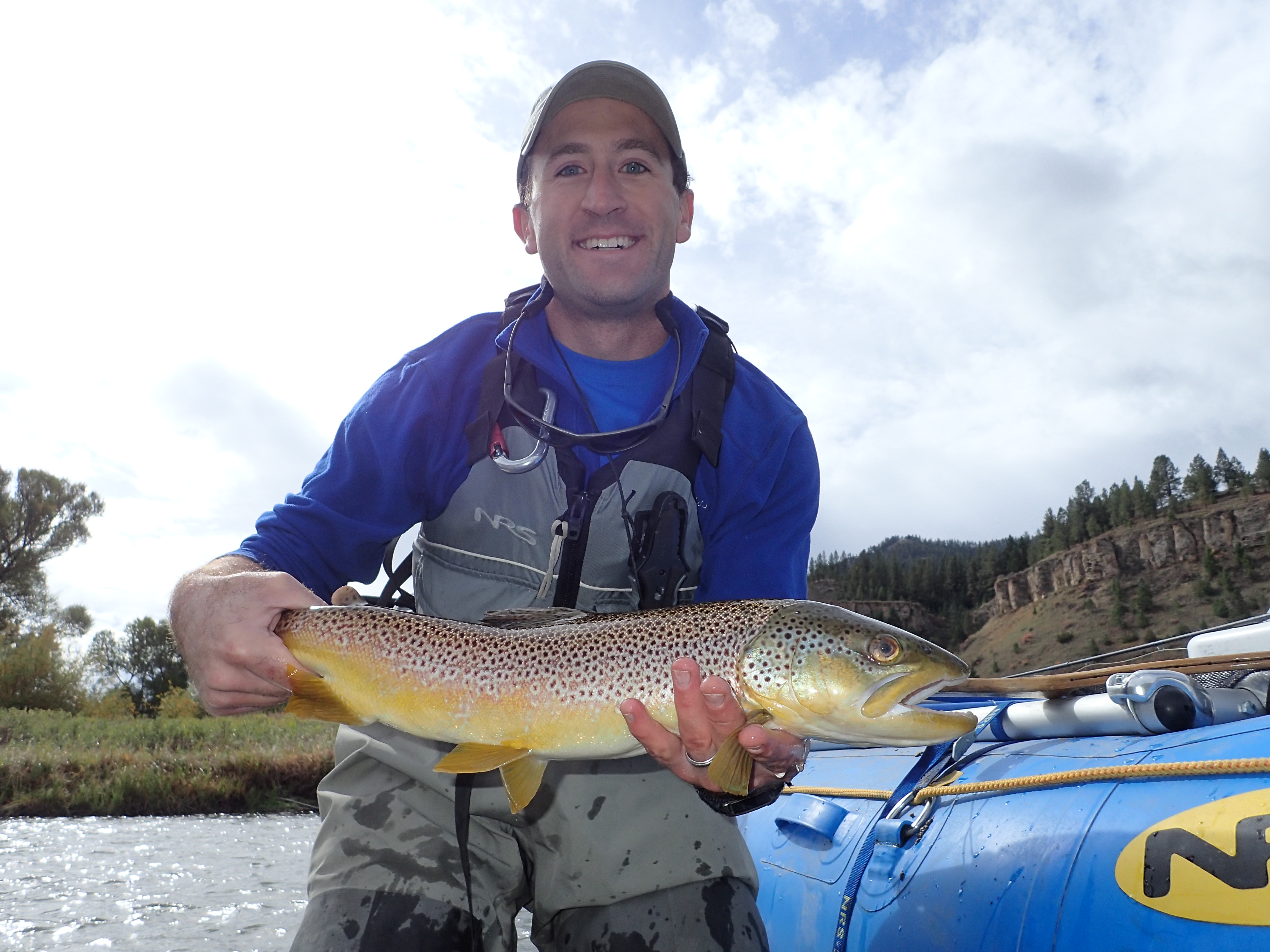 Mike holding fish