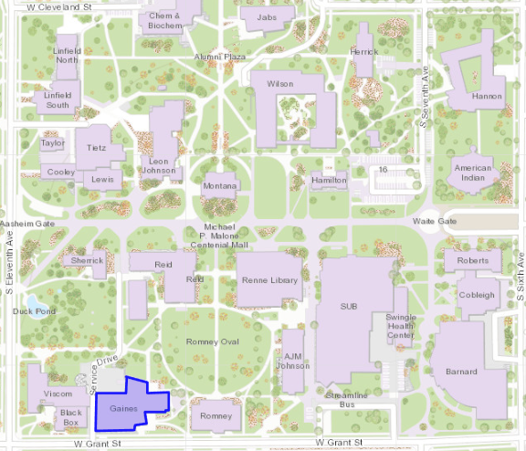 Gaines Map