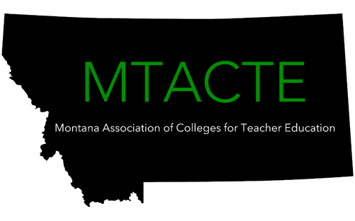Logo: M T A C T E. Montana Association of Colleges for Teacher Education.