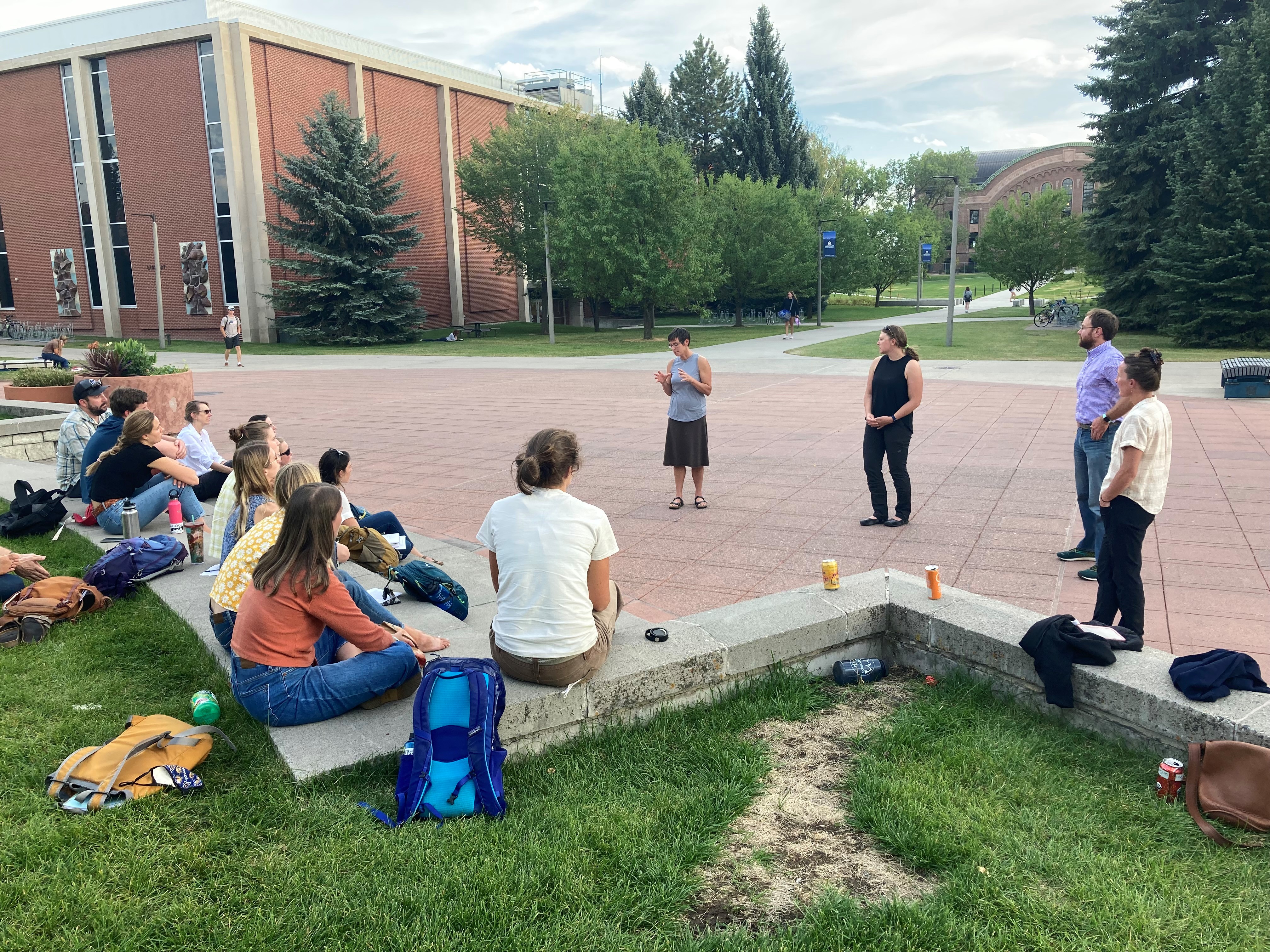 Panel outside of Montana Hall