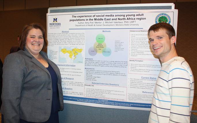 EHHD student Amy Fiel and assistant professor Dr. Mitch Vaterlaus