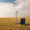 Eddy covariance station at field site in north central Montana