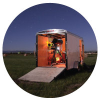 Environmental Monitoring & Remote Sensing Differential absorption LIDAR for remote sensing of CO2 developed at MSU by the K. Repasky lab.