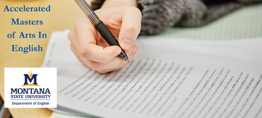 English Accelerated Masters of Arts in English