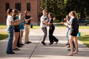 group dancing