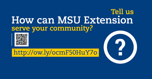 Tell us how can MSU Extension serve your community? http://ow.ly/ocmF50HuY7o