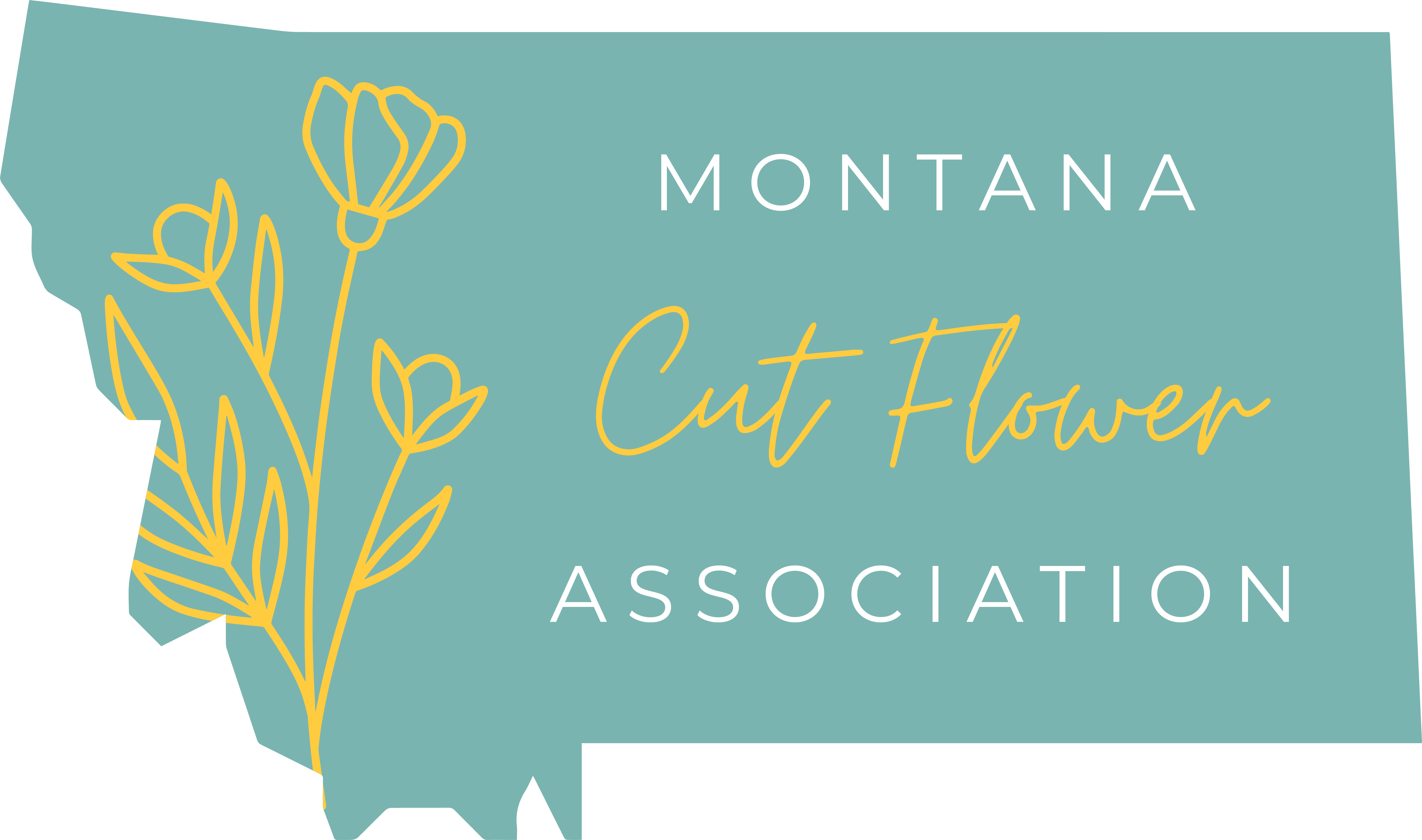 The Montana Cut Flower Association Logo