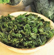 A bowl of Kale Chips