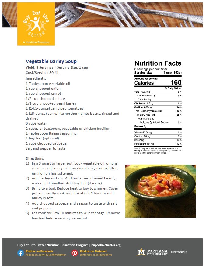 Vegetable Barley Soup