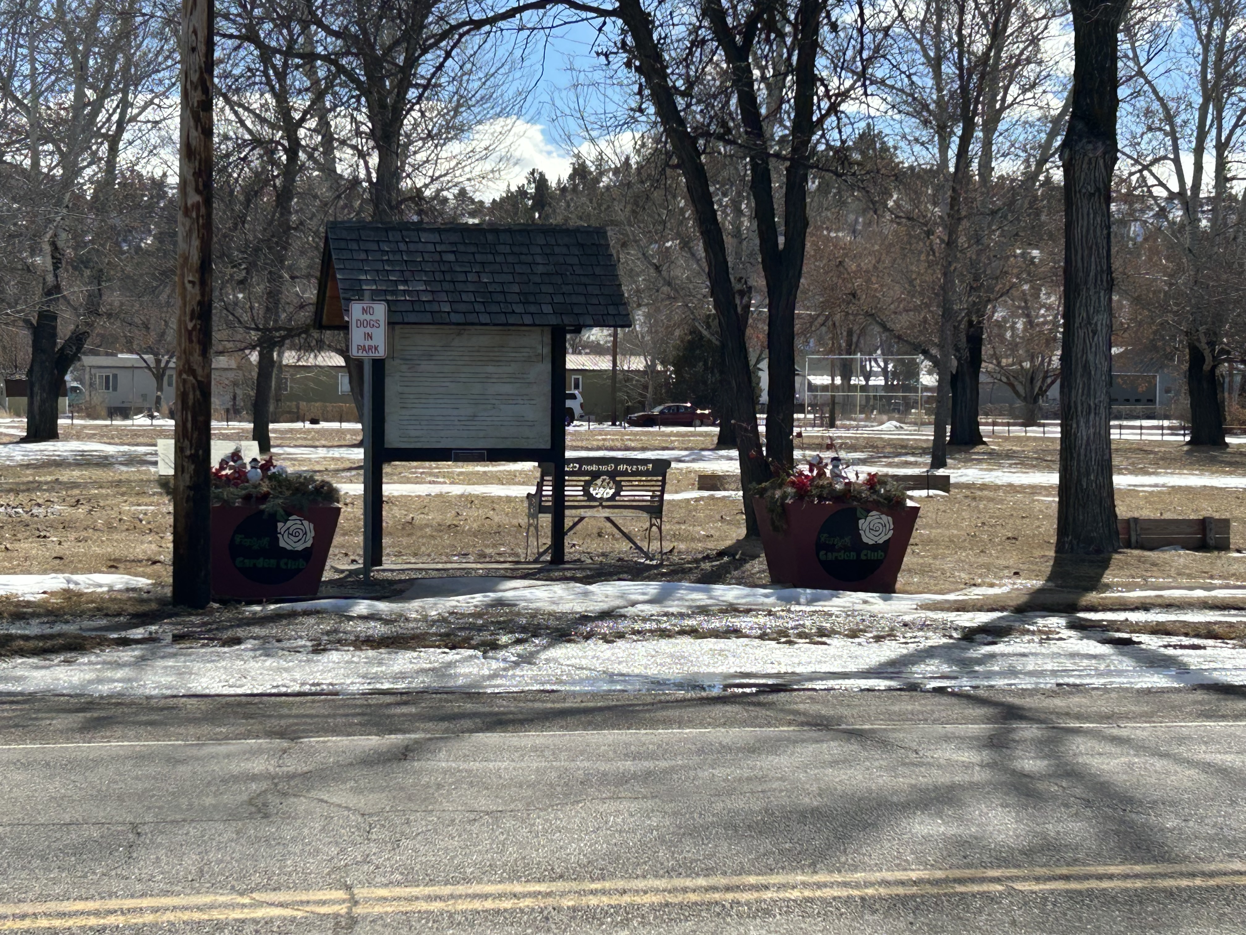 Marcyes Park in Forsyth, MT.