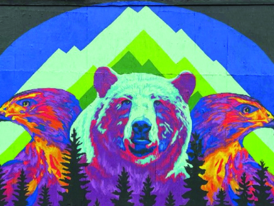 Mural in Townsend, MT