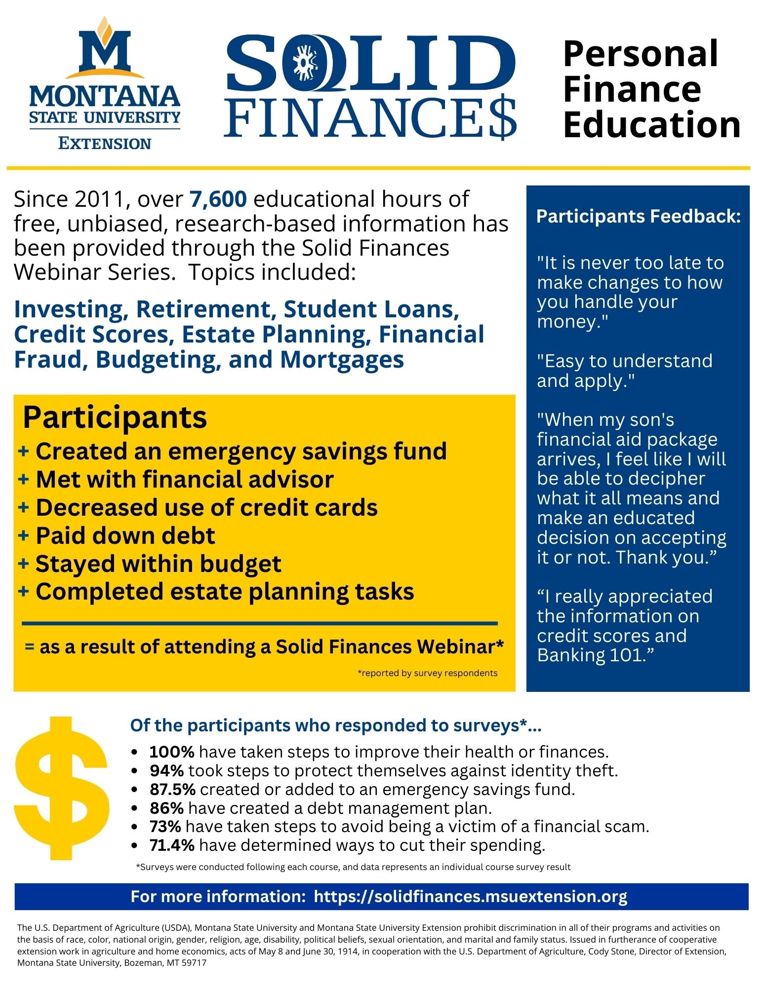 solid finances impact report image