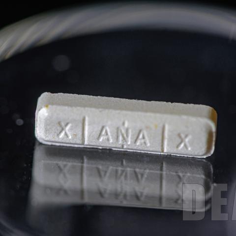 Xanax authentic front