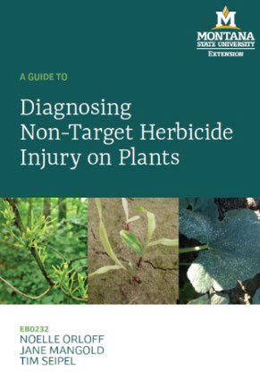 Figure 3: Front cover of booklet used to diagnose non-target herbicide injury