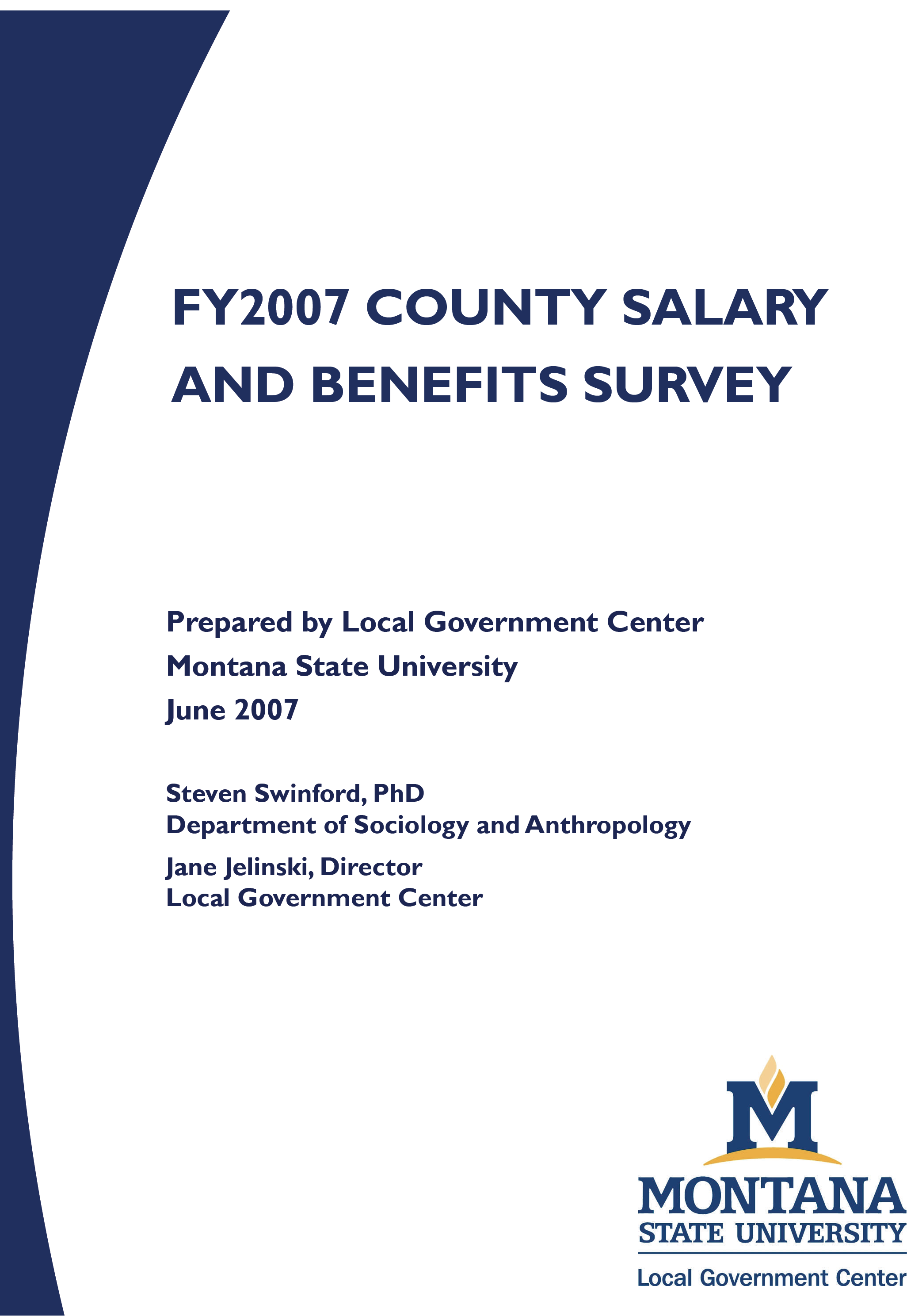 FY 2007 County Salary