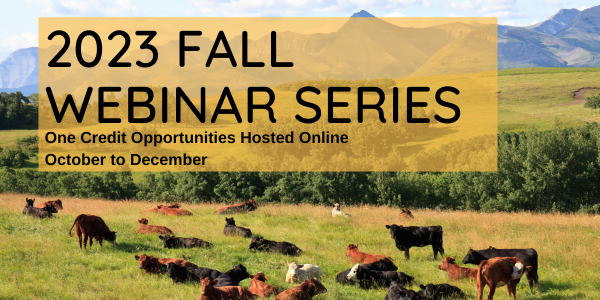 Online one-credit opportunities October to December