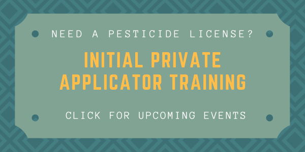 Attend to obtain a MT Private Applicator pesticide license