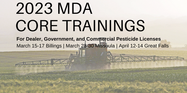 Core training for non-private applicator licenses