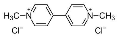 2-D stick rendering of paraquat