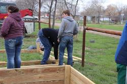 Kids building plots