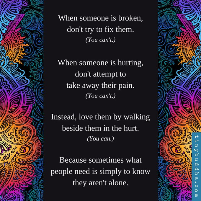 When someone is broken quote