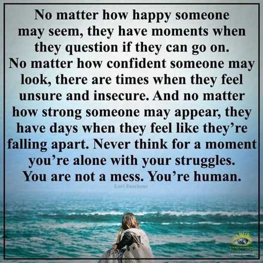 No matter how happy someone may seem quote