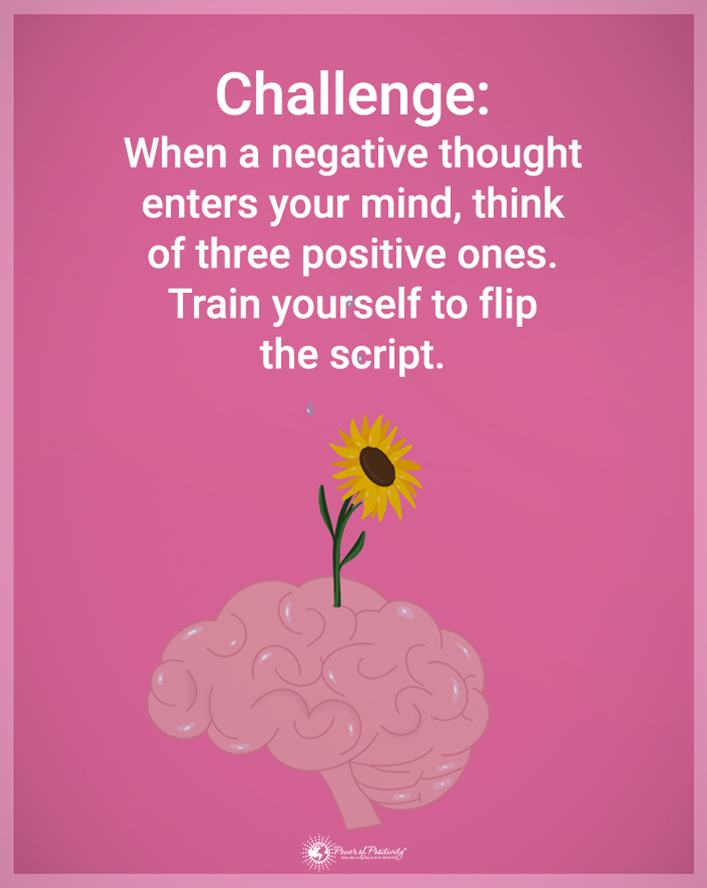Negative thought challenge