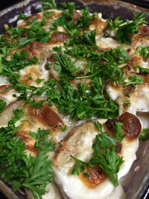 Parsley Topped Potatoes