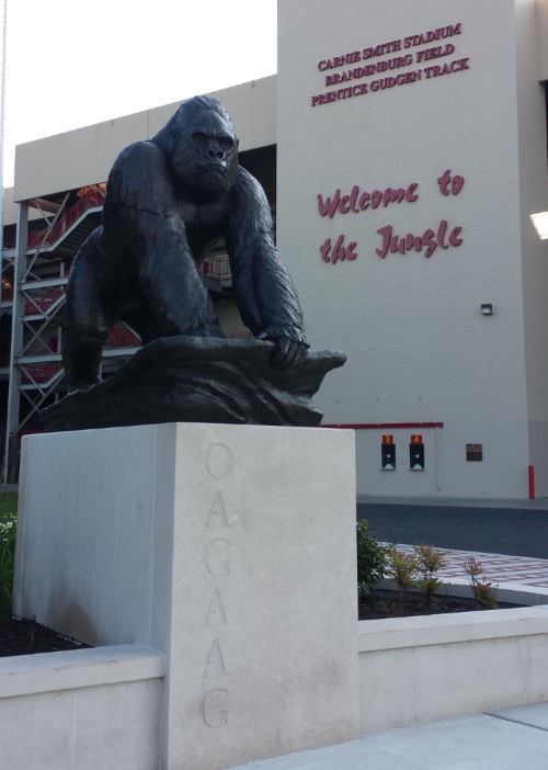 Statue of Gorilla at PSU